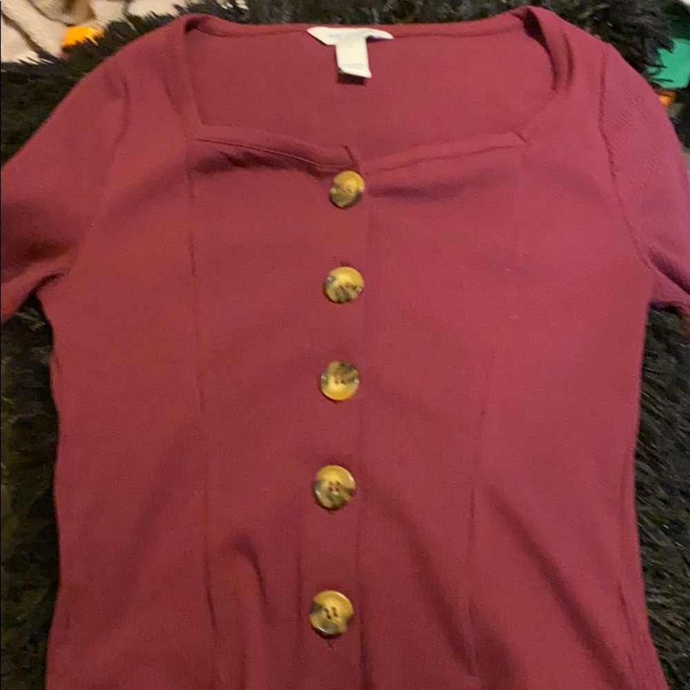 Maroon Short Sleeve